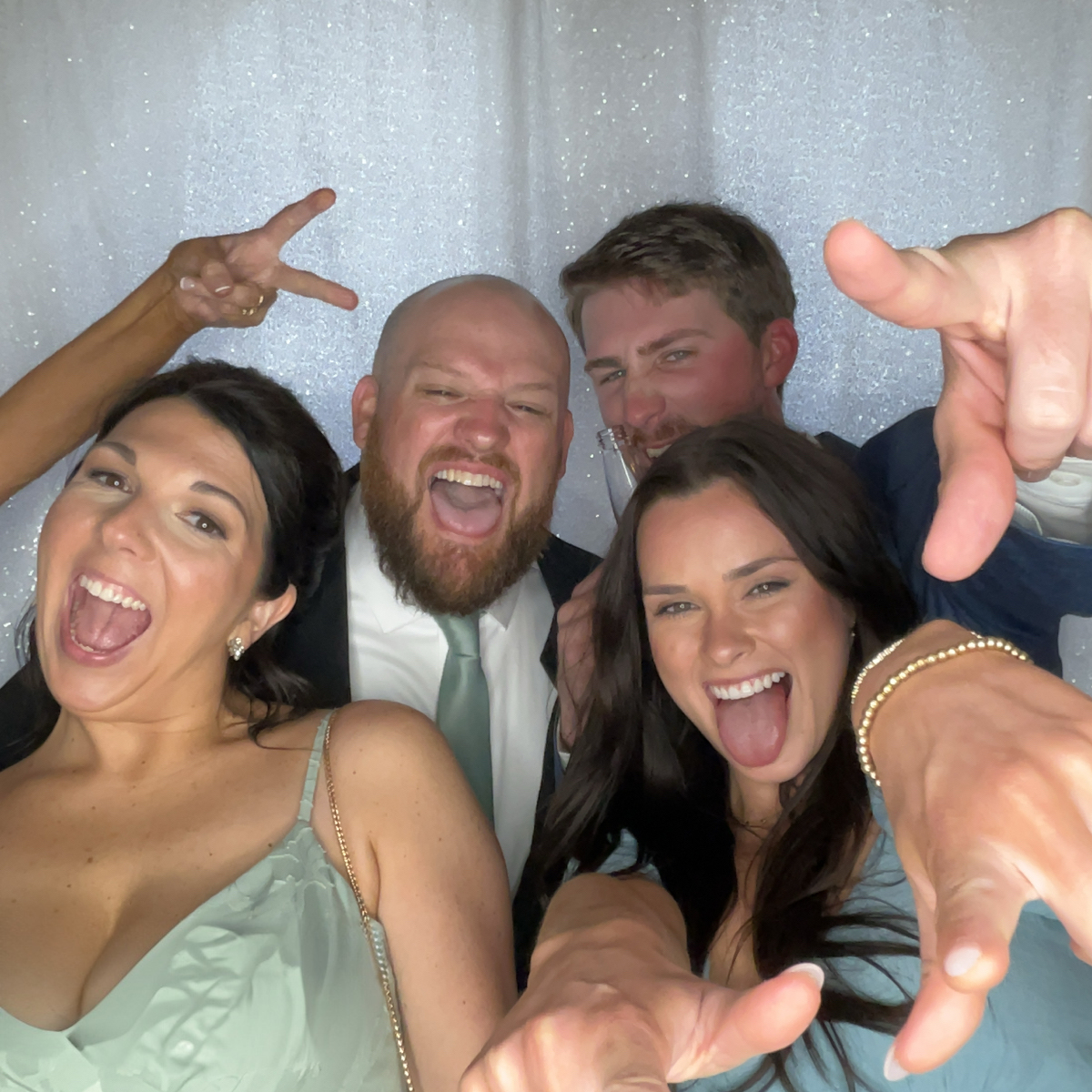 Birthday party photobooth fun at a Northeast Florida event