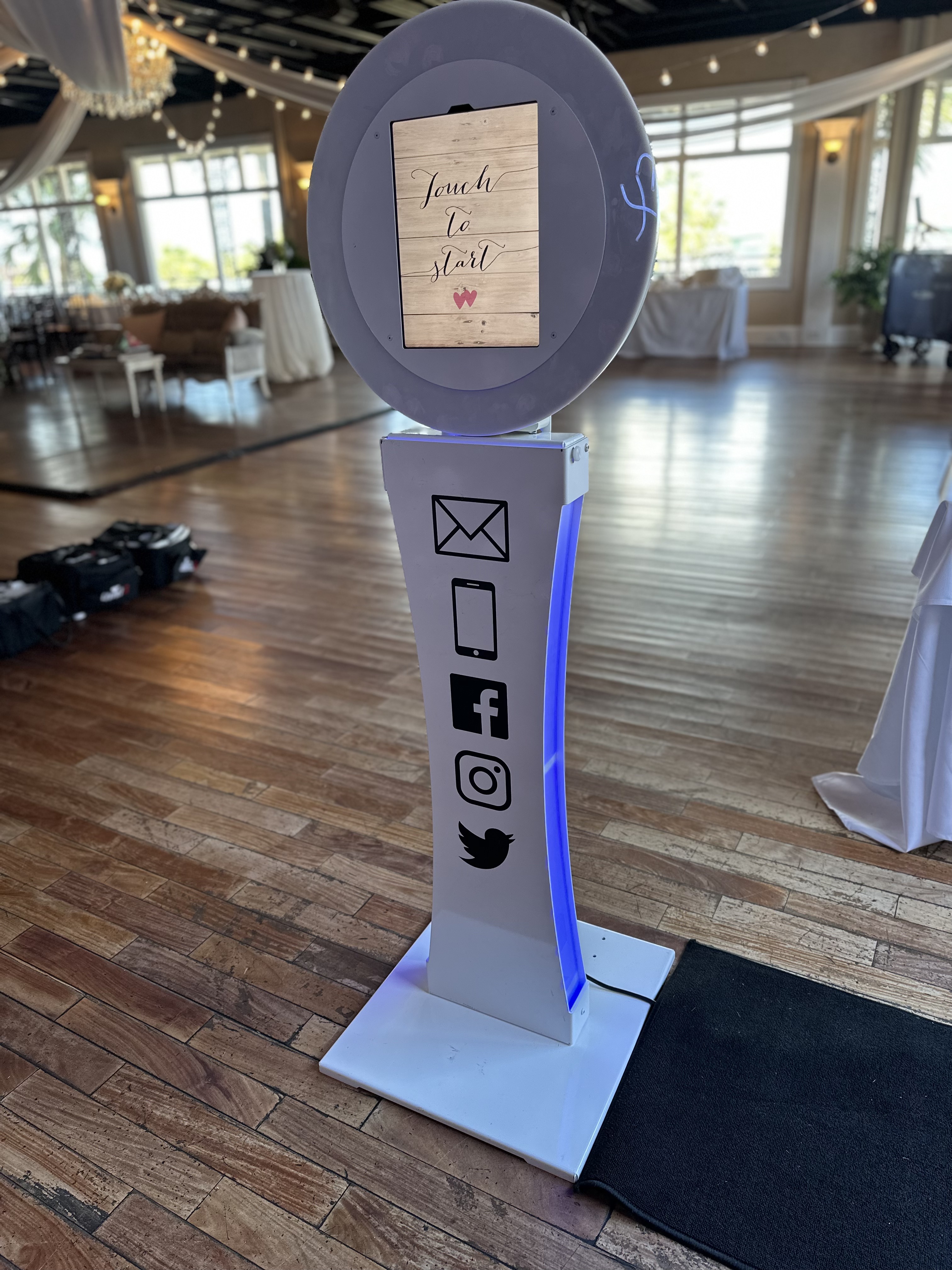 Pronto photobooth setup at a Northeast Florida event