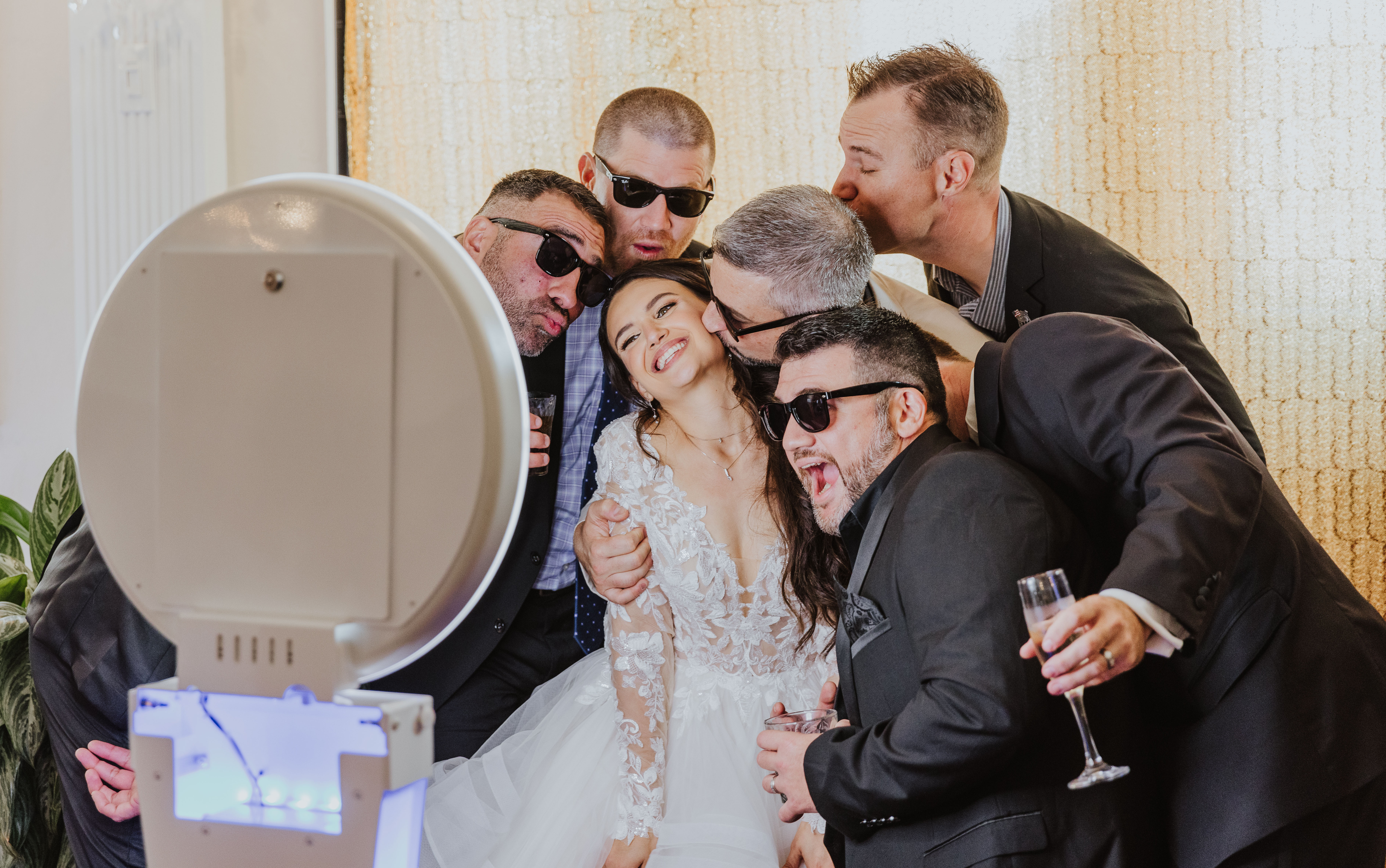 Pronto Photobooths at a Northeast Florida wedding reception